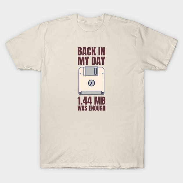 Retro Computer - Back In My Day T-Shirt by Issho Ni